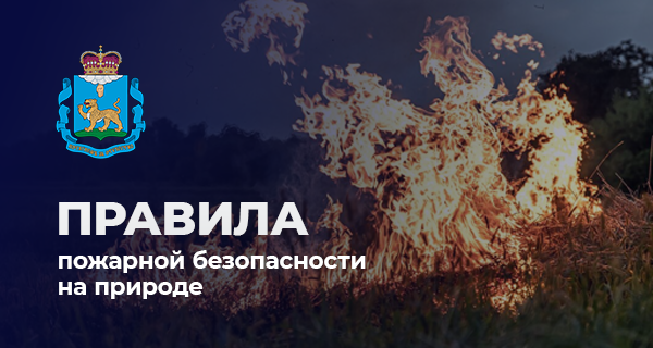 о правилах поведения на природе в пожароопасный период.